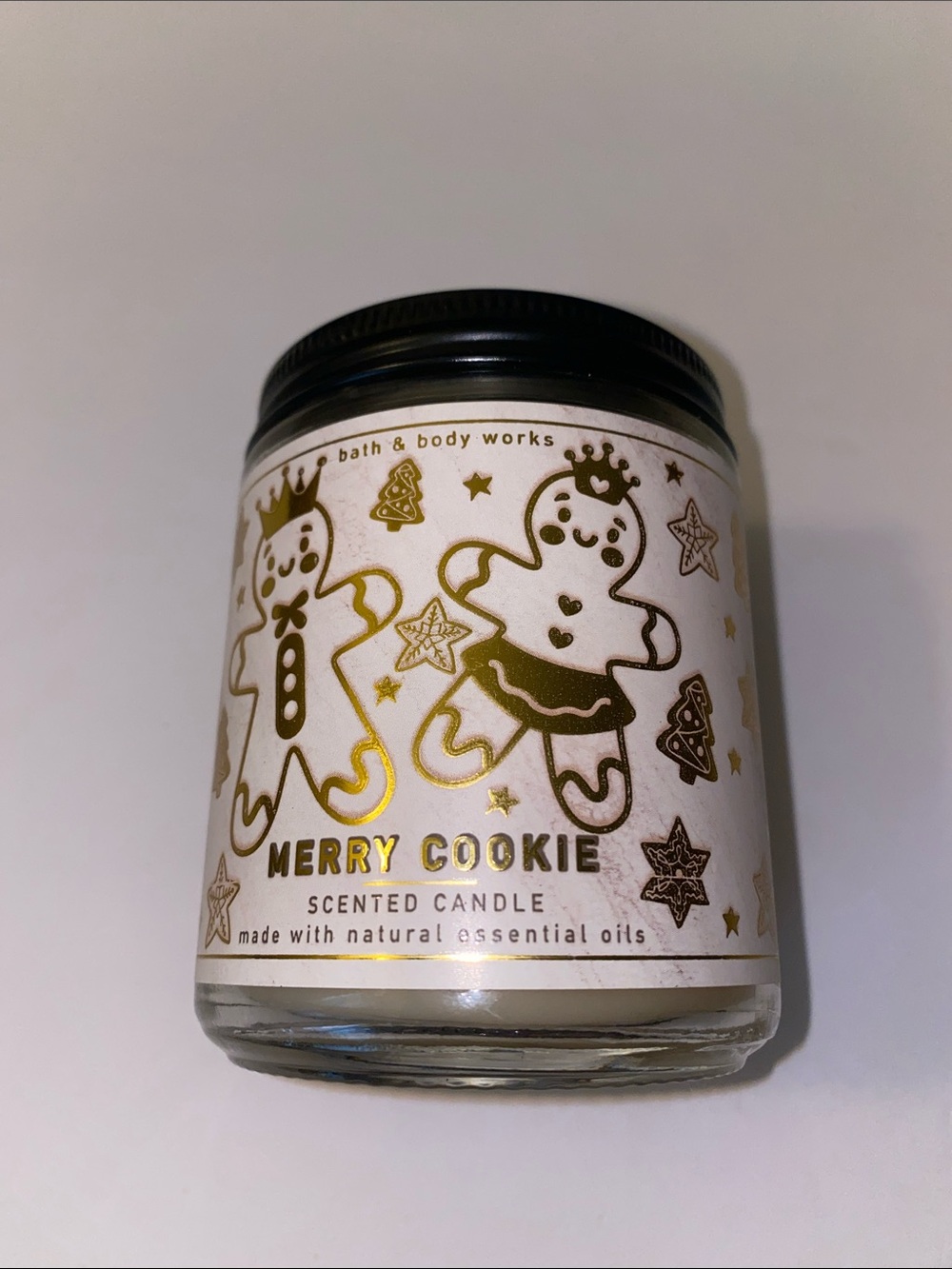 Bath & Body Works Merry Cookie Single Wick Candle